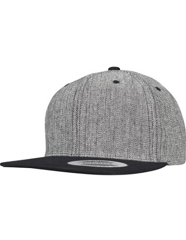 FLE-6089MS-Melange Solid Snapback